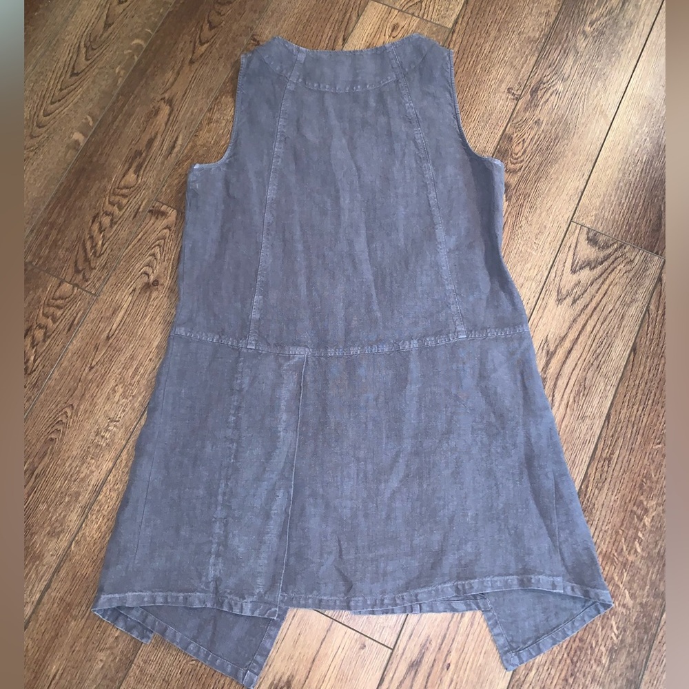 OSKA: Women’s Tunic /Blouse/ Sleeveless Dress: Natural Products - Picture 2 of 7